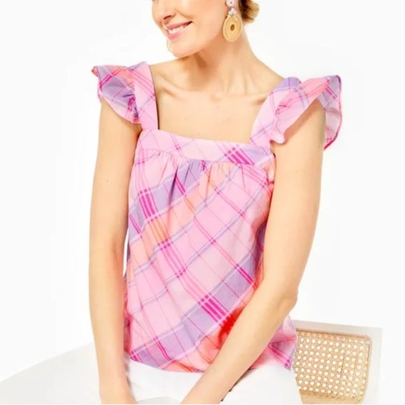 Lilly Pulitzer Reyna Top - Picture 1 of 11